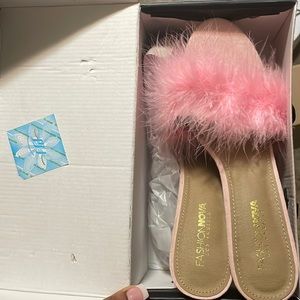 Fashion Nova Cinderella Pink Heels